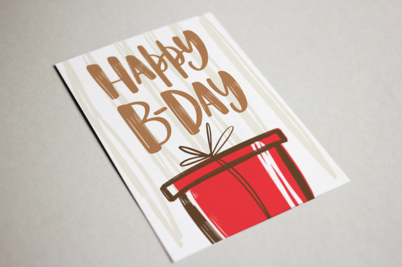 Happy Birthday cards in Illustrations - product preview 12