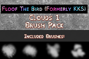 Clouds 1 brush set by FloofTheBird