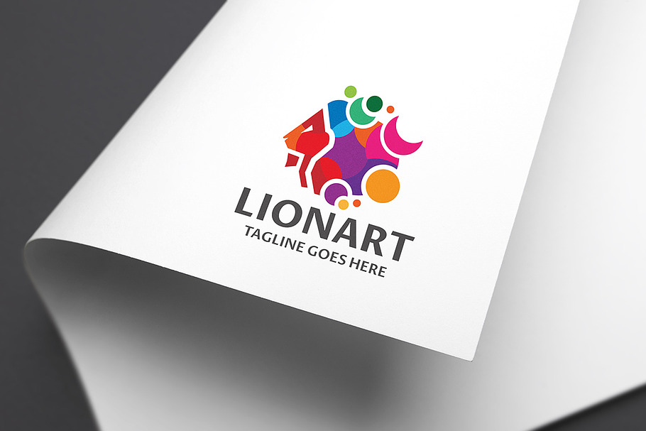 Lion Art Logo in Logo Templates - product preview 8