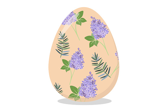 Floral Easter Eggs in Objects - product preview 1