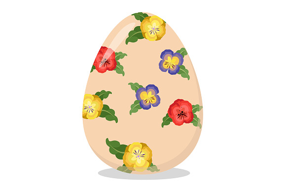 Floral Easter Eggs in Objects - product preview 2
