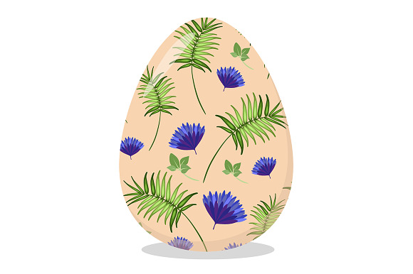 Floral Easter Eggs in Objects - product preview 8