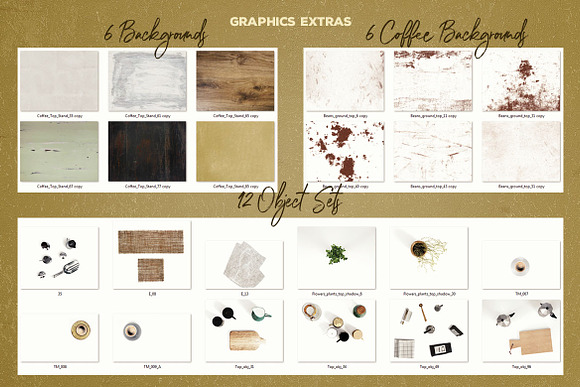 Ground Coffee PNG Letterings in Graphics - product preview 6