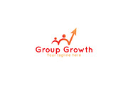 Group Growth & Sucess- Business Logo