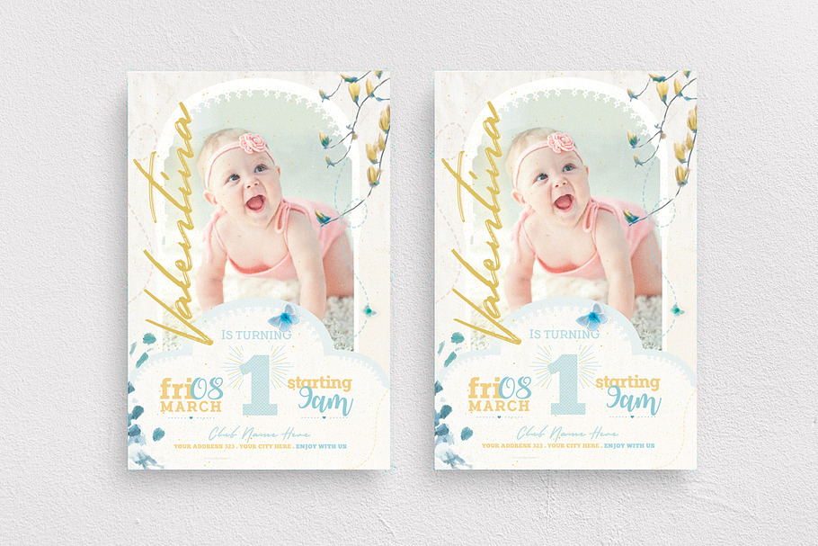 Birthday Invitation Vol.2 Flyer in Flyer Templates - product preview 8