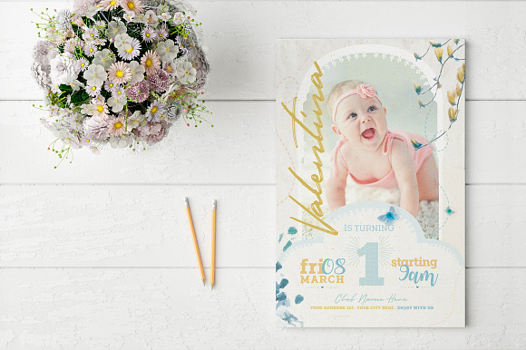 Birthday Invitation Vol.2 Flyer in Flyer Templates - product preview 1