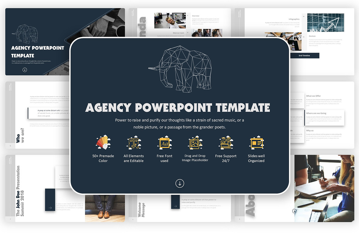 [PPTX] Agency - PowerPoint Template in PowerPoint Templates - product preview 8