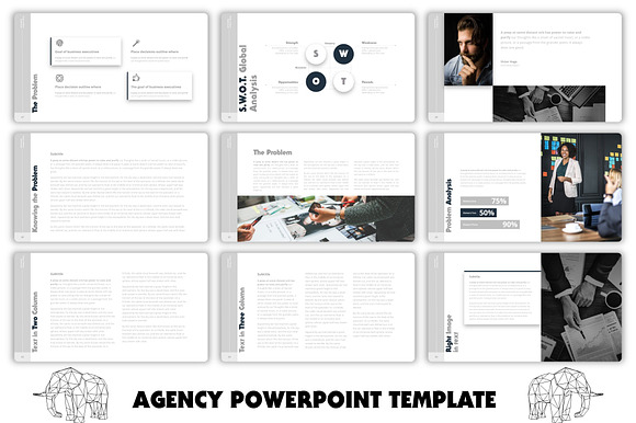 [PPTX] Agency - PowerPoint Template in PowerPoint Templates - product preview 4