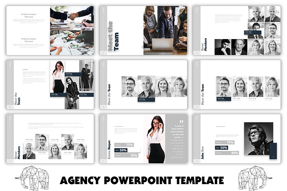 [PPTX] Agency - PowerPoint Template in PowerPoint Templates - product preview 6