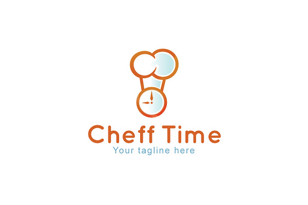 Chef Time-Food Channel Stock Logo