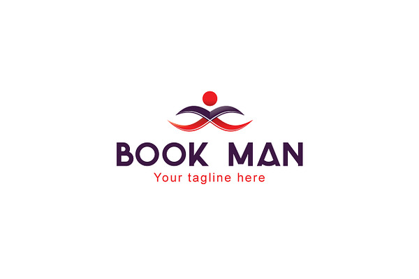 Book Man-Creative Iconic Human 