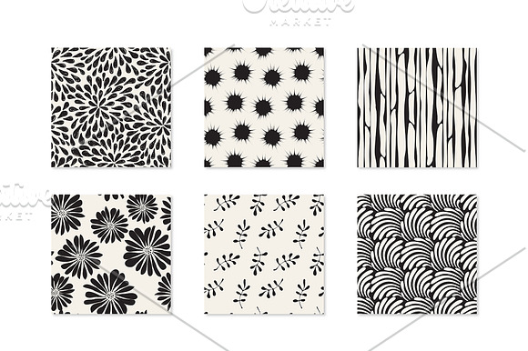 Natural Seamless Patterns Bundle in Patterns - product preview 2