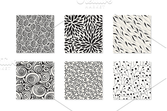 Natural Seamless Patterns Bundle in Patterns - product preview 3