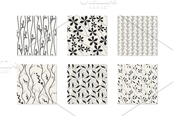 Natural Seamless Patterns Bundle in Patterns - product preview 4