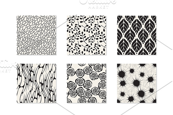 Natural Seamless Patterns Bundle in Patterns - product preview 5