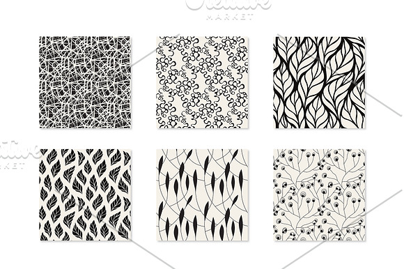 Natural Seamless Patterns Bundle in Patterns - product preview 6
