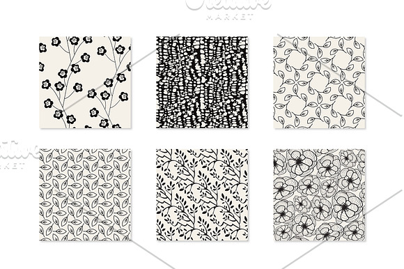 Natural Seamless Patterns Bundle in Patterns - product preview 7