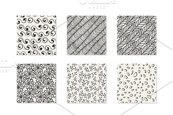 Natural Seamless Patterns Bundle in Patterns - product preview 9