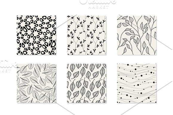 Natural Seamless Patterns Bundle in Patterns - product preview 10