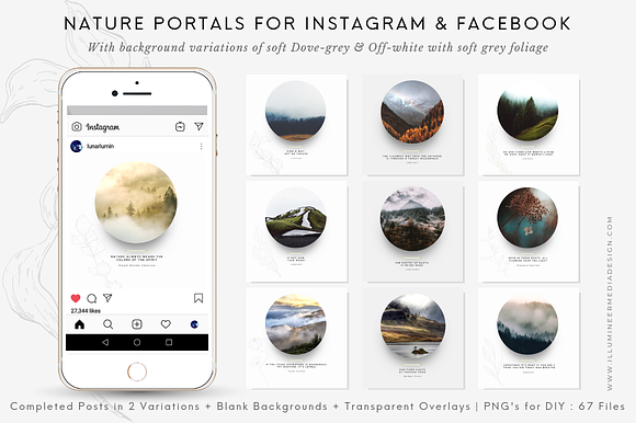 Nature Portals for Instagram & FB in Instagram Templates - product preview 4