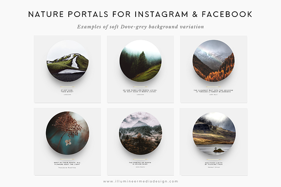 Nature Portals for Instagram & FB in Instagram Templates - product preview 7