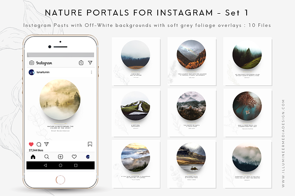 Nature Portals for Instagram & FB in Instagram Templates - product preview 9