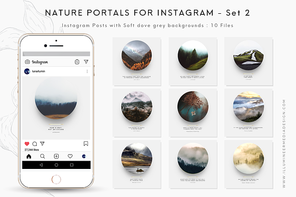 Nature Portals for Instagram & FB in Instagram Templates - product preview 10