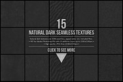 15 Natural Dark Seamless Textures
