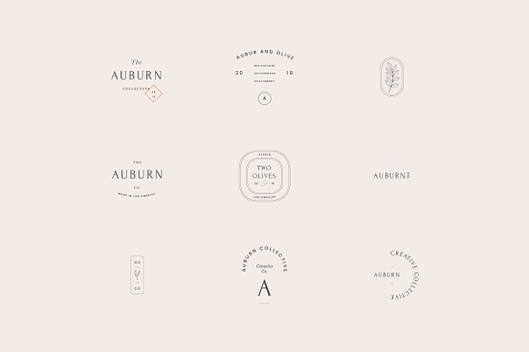 Auburn Logo Kit in Logo Templates - product preview 6