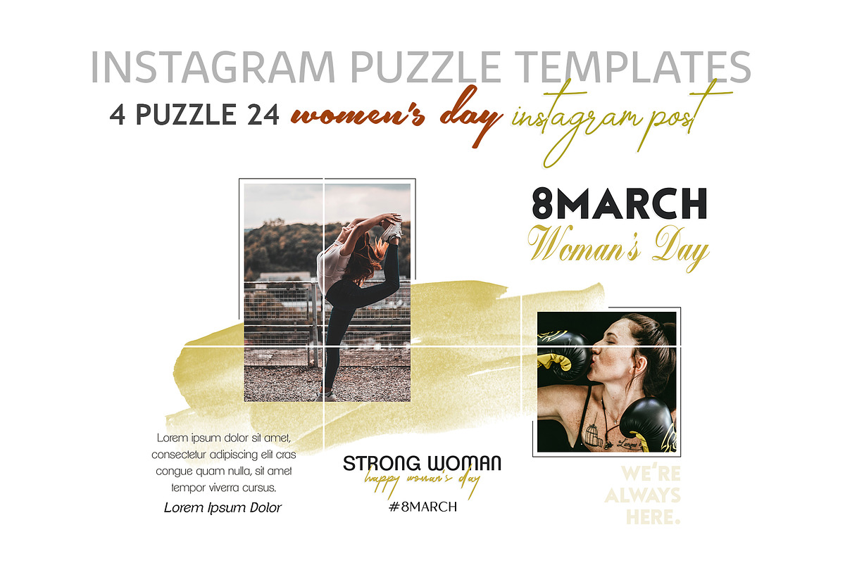 Women's Day Instagram Puzzle in Instagram Templates - product preview 8