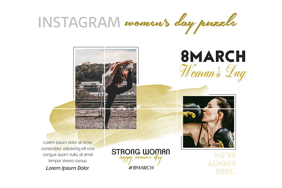 Women's Day Instagram Puzzle in Instagram Templates - product preview 4