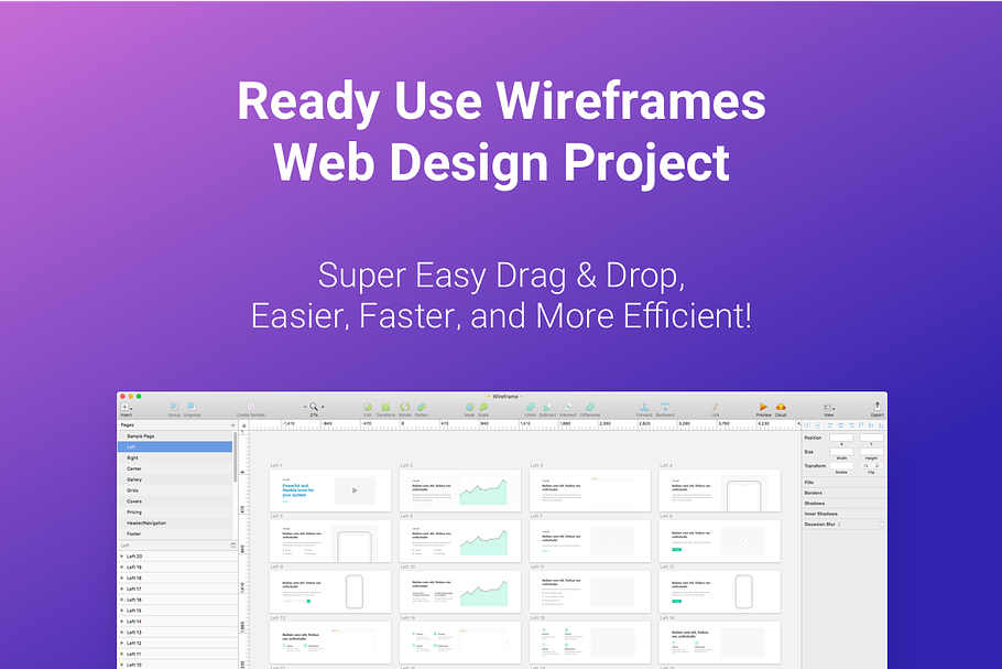 Wirefire - Wireframe Kit Web Design in Wireframe Kits - product preview 8