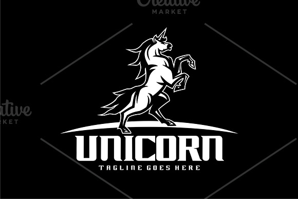 Unicorn Logo in Logo Templates - product preview 2