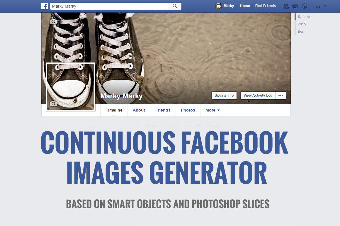 Continuous Facebook Cover Generator | Creative Daddy