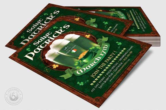 Saint Patricks Day Flyer Template V8 in Flyer Templates - product preview 3