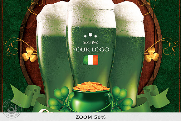 Saint Patricks Day Flyer Template V8 in Flyer Templates - product preview 6