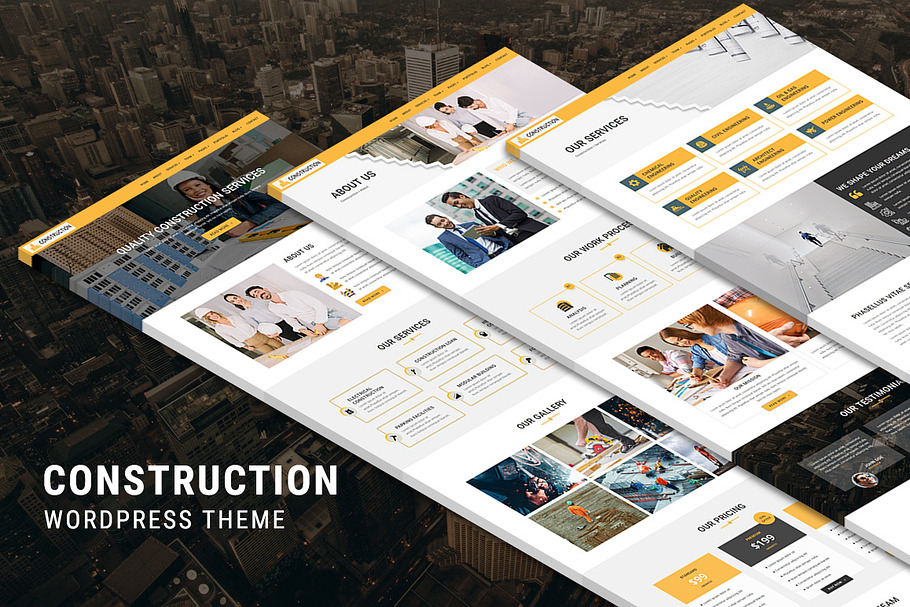 iConstruction - WordPress Theme in WordPress Business Themes - product preview 8