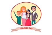 Poster Devoted to Parents' Day