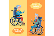 Disability Pension Two Pensioners on
