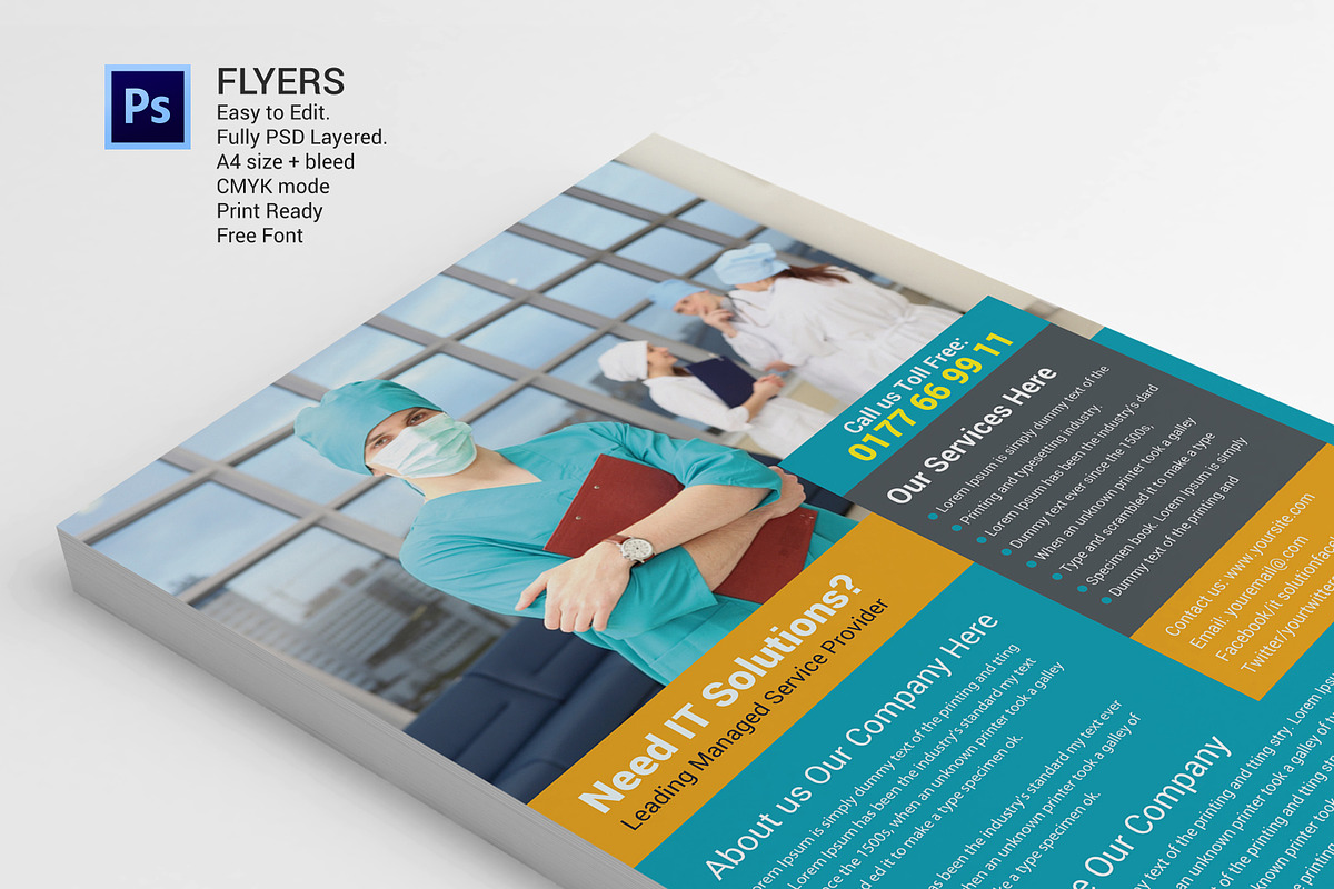 Flyers template in Flyer Templates - product preview 8