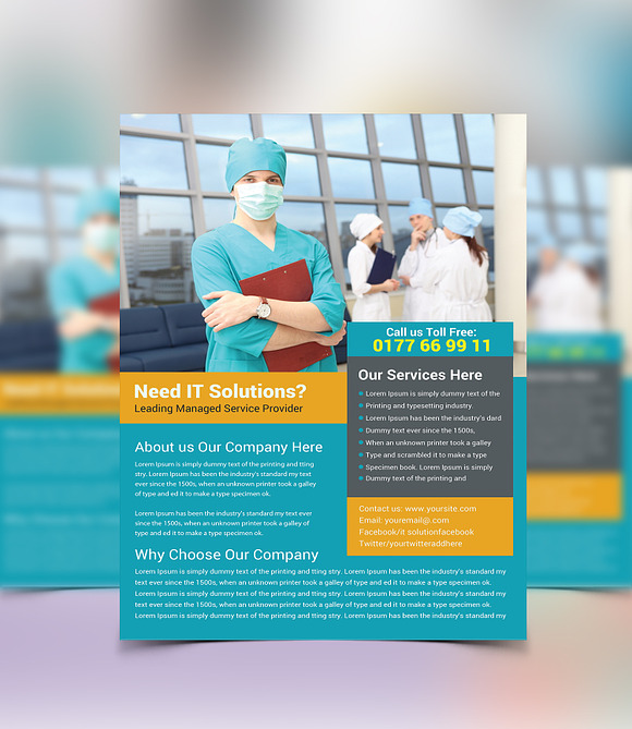 Flyers template in Flyer Templates - product preview 2