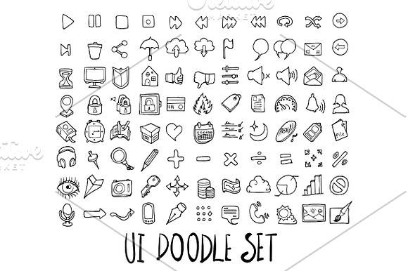 3140 Hand Drawn doodle Icons in Icons - product preview 3