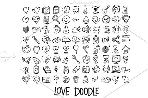 3140 Hand Drawn doodle Icons in Icons - product preview 4