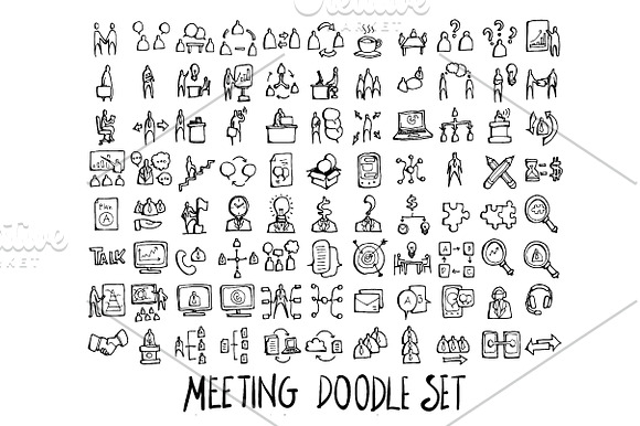 3140 Hand Drawn doodle Icons in Icons - product preview 7