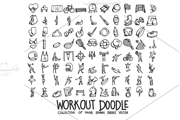 3140 Hand Drawn doodle Icons in Icons - product preview 10