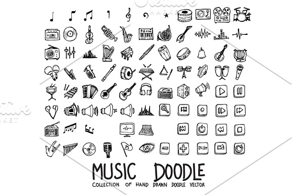 3140 Hand Drawn doodle Icons in Icons - product preview 19