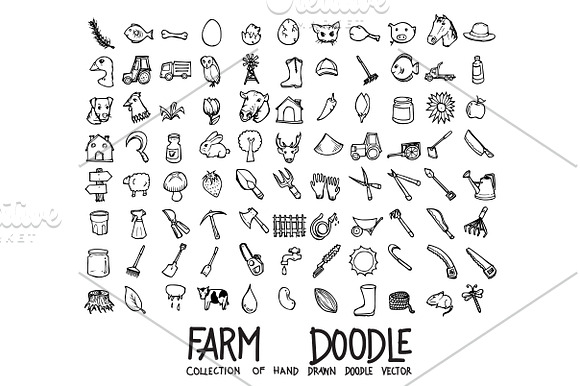 3140 Hand Drawn doodle Icons in Icons - product preview 30