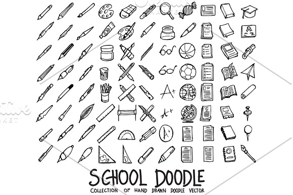 3140 Hand Drawn doodle Icons in Icons - product preview 37