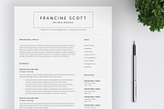 Resume Template / 4 Pages Template
