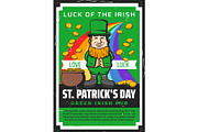 Irish beer bar, St Patrick day